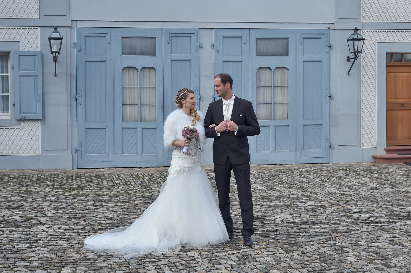 Schloss Ebenrain Sissach: Vor dem Schloss